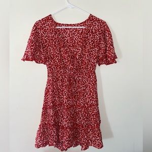 flow flower dress